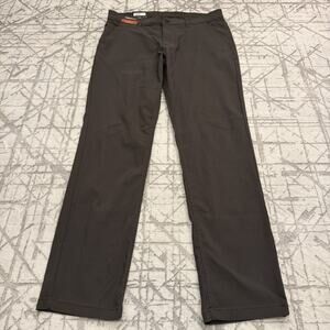 Copper‎ & Oak Momentum Pant Mens Olive Green Slim Straight 34x32 NWT